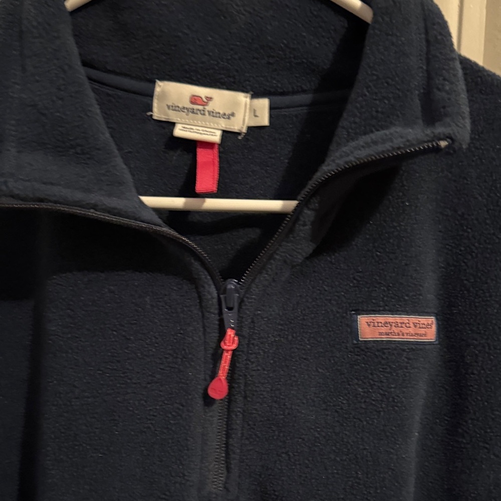 Vineyard Vines Dark Blue Wonens Jacket with Pink Details - Picture 5 of 7